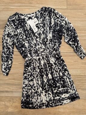 Parker Black and White Catalina Dress in Gazette Size XS